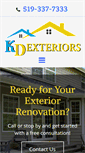 Mobile Screenshot of kdexteriors.com